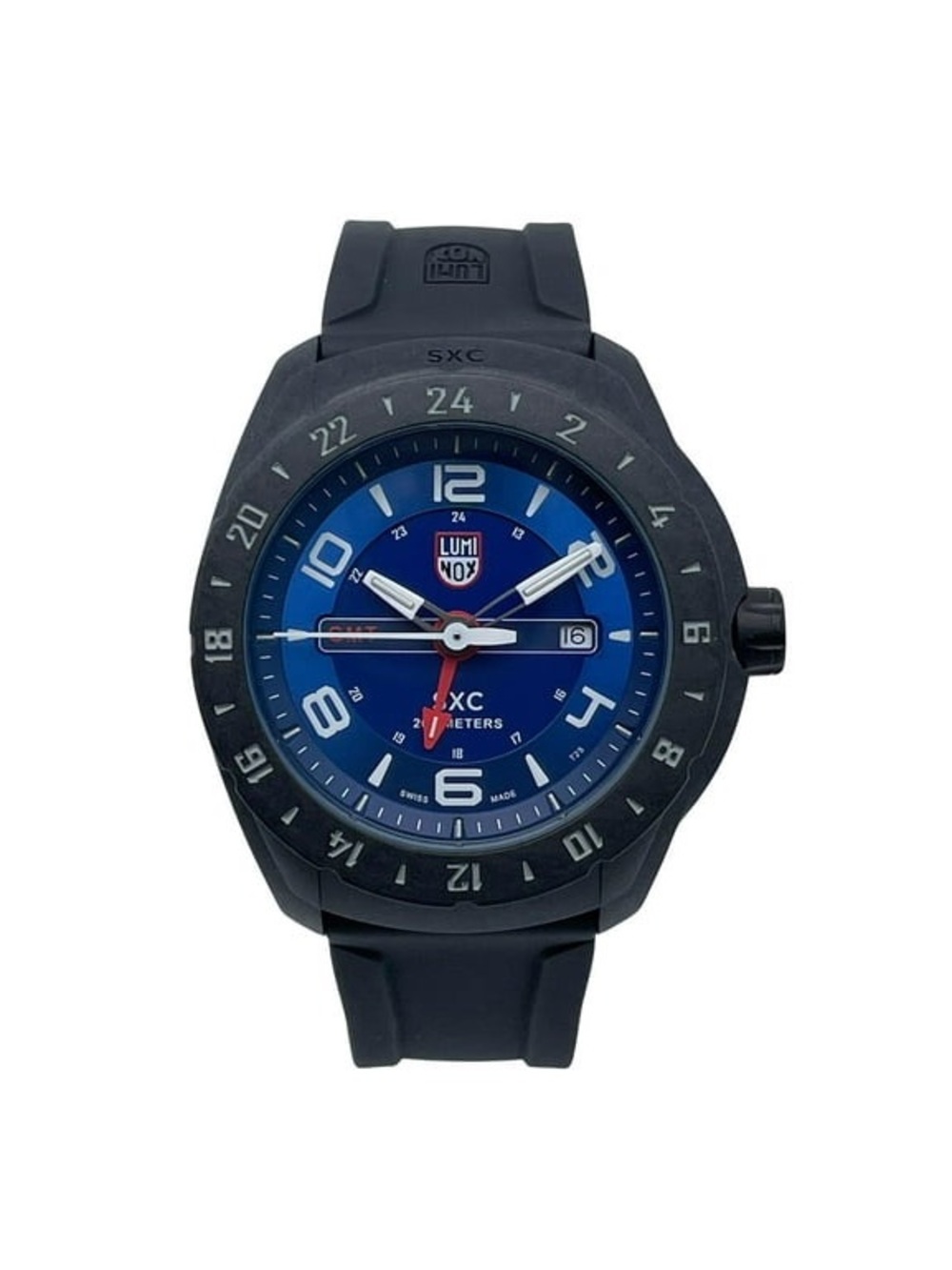 Luminox SXC Space PC GMT Blue Dial Carbon Quartz Watch LM 5020